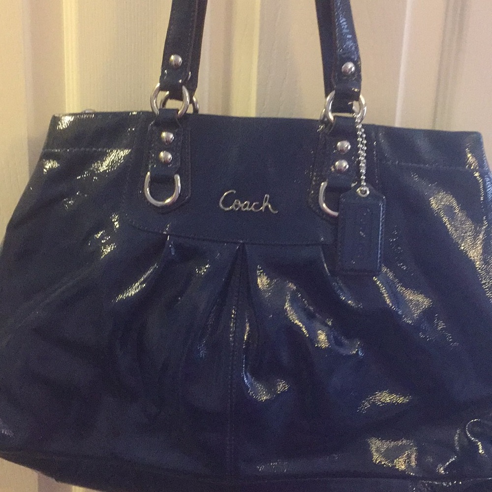 Coach Patent Leather Purse - Picture 2 of 9